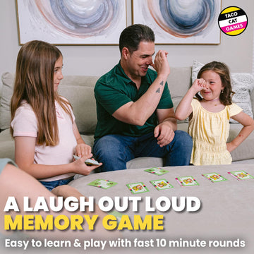 Oh No Banana Joe! Memory Speed Card Game by Taco Cat Games | Duel Card Game for Kids and Adults with Laugh Out Loud Challenges | Quick 10 Minute Games
