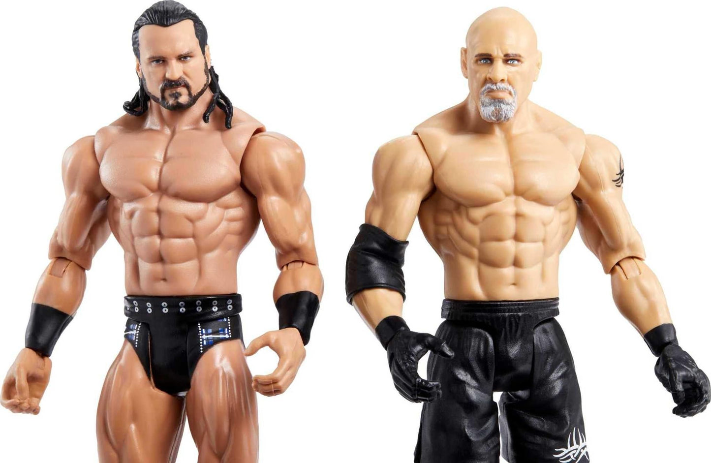 Mattel WWE Championship Showdown 2-Pack Action Figures & Accessory, Series #8 Drew McIntyre vs Goldberg Collectible Set, 6-inch