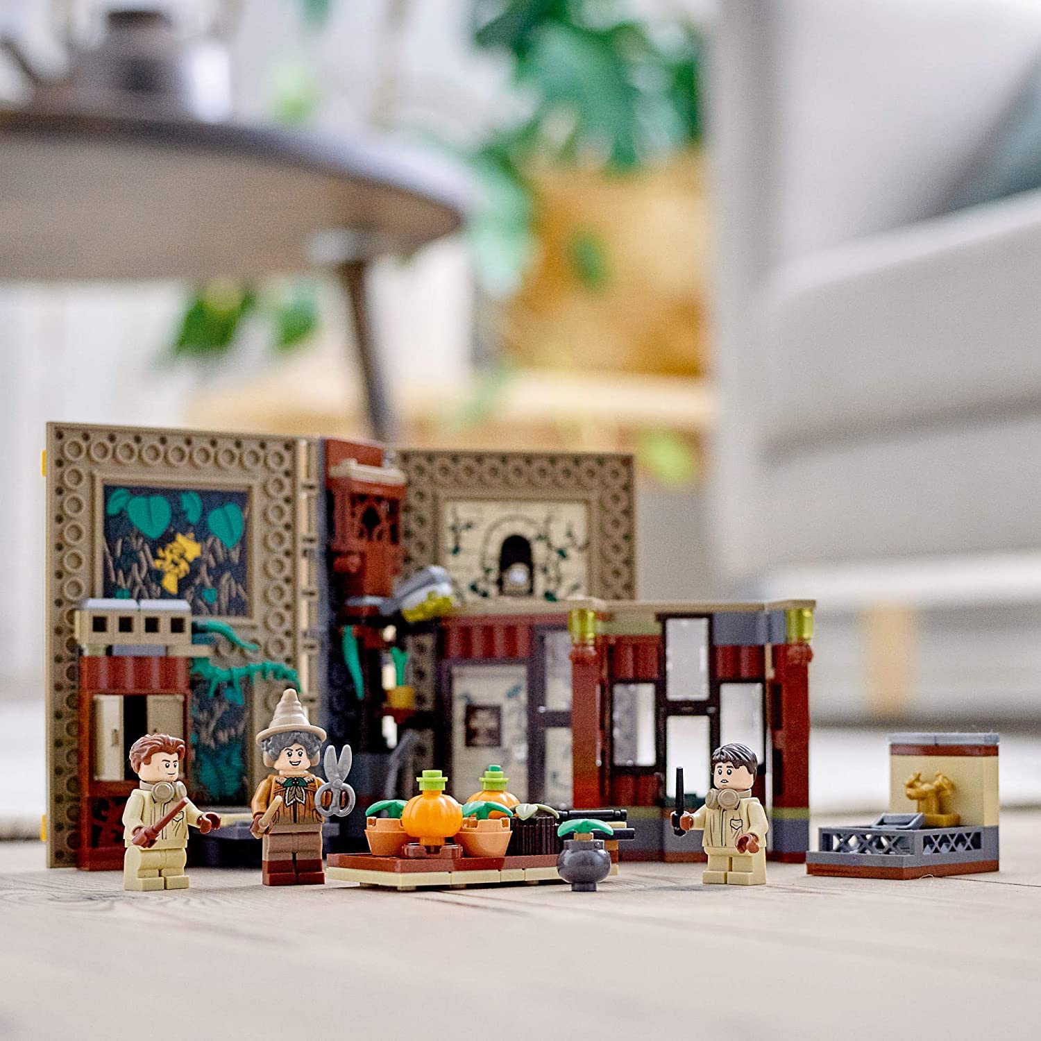LEGO Harry Potter Hogwarts Moment: Herbology Class 76384 Professor Sprout’s Classroom in a Brick Book Playset, New 2021 (233 Pieces)