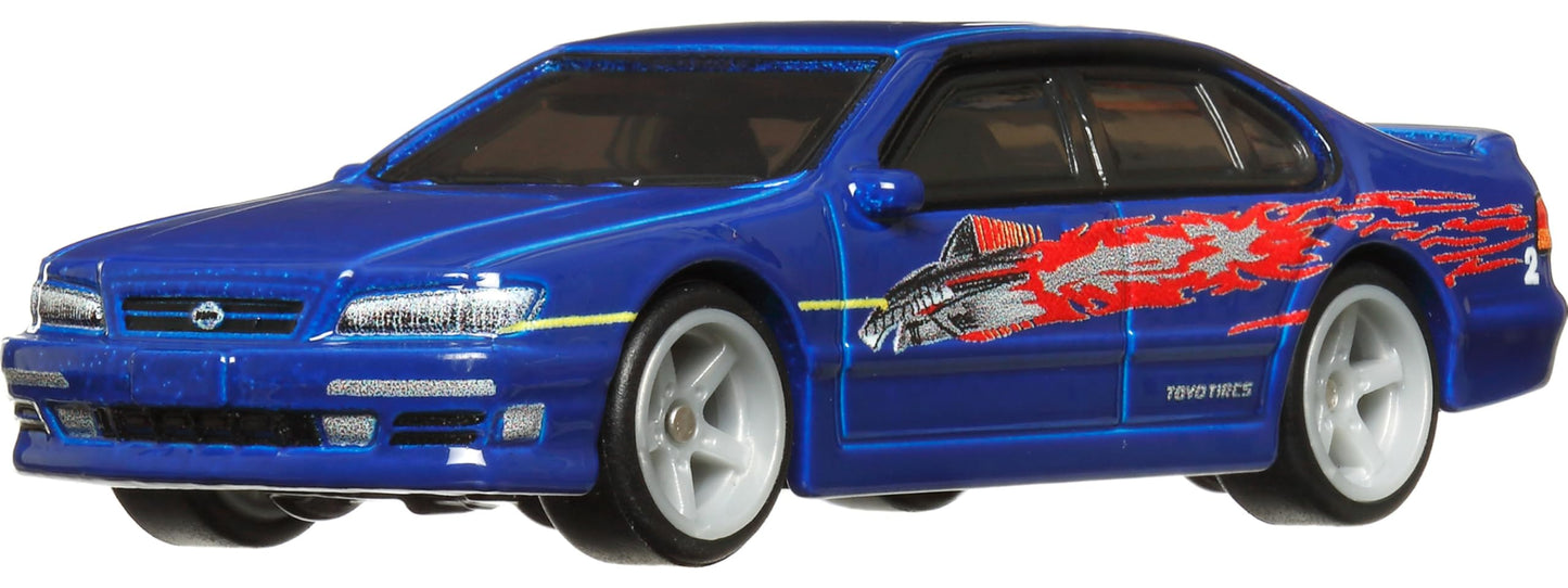 Hot Wheels Toy Cars, Premium Fast and Furious Premium Bundle, Set of 5 Die-Cast 1:64 Scale Toy Cars in Collectible Box from The Fast Franchise