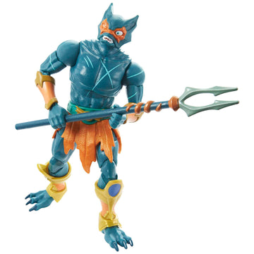 Masters of The Universe Masterverse Collection, Mer-Man, 7-in Motu Battle Figures for Storytelling Play and Display, Gift for Kids Age 6 and Older