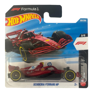 Hot Wheels Scuderia Ferrari HP [Red] Formula 1 3/5, 120/250-1:64 Scale Diecast Toy Vehicle