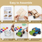 Minyaluck 5 Wooden Cars Craft Kit-Build & Paint Your Own Wood Model Car Kit,Wooden Crafts,Wooden 3D Puzzles