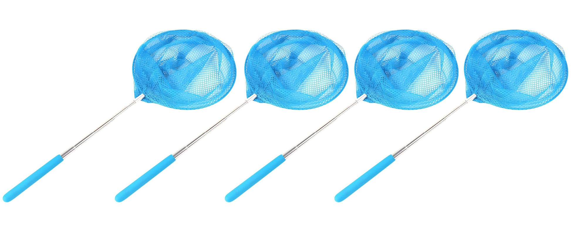 MAGIKON Retractable Bug Net 4-Pack, 8in Diameter for Kids Outdoor