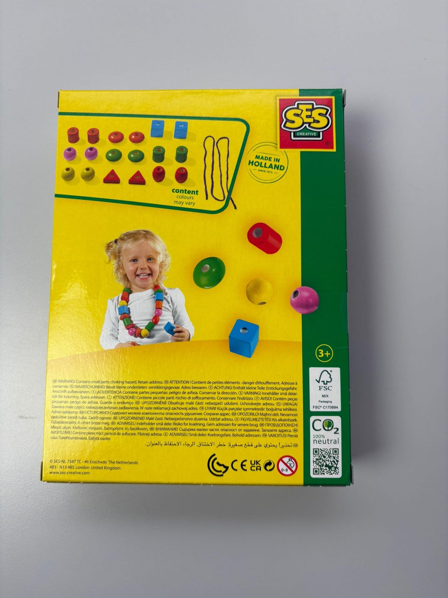 SES Creative I Learn To Thread Beads Kit