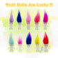 10pcs 1.2" Luminous Mini Troll Dolls Vintage Action Figures Troll Dolls
