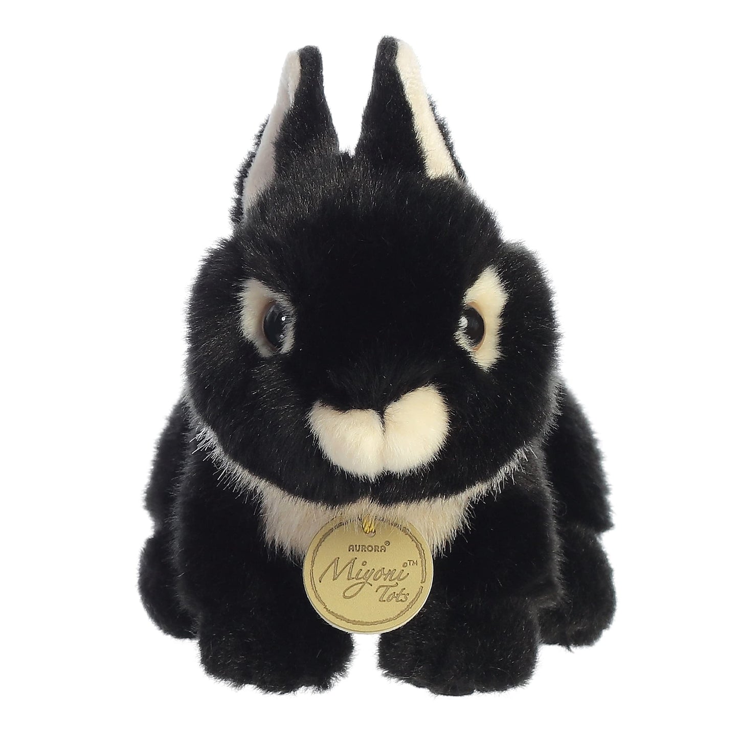 Aurora® Adorable Miyoni® Tots Netherland Dwarf Bunny Stuffed Animal - Lifelike Details Make a Cherished Companion - Perfect for Decorating Bedrooms or