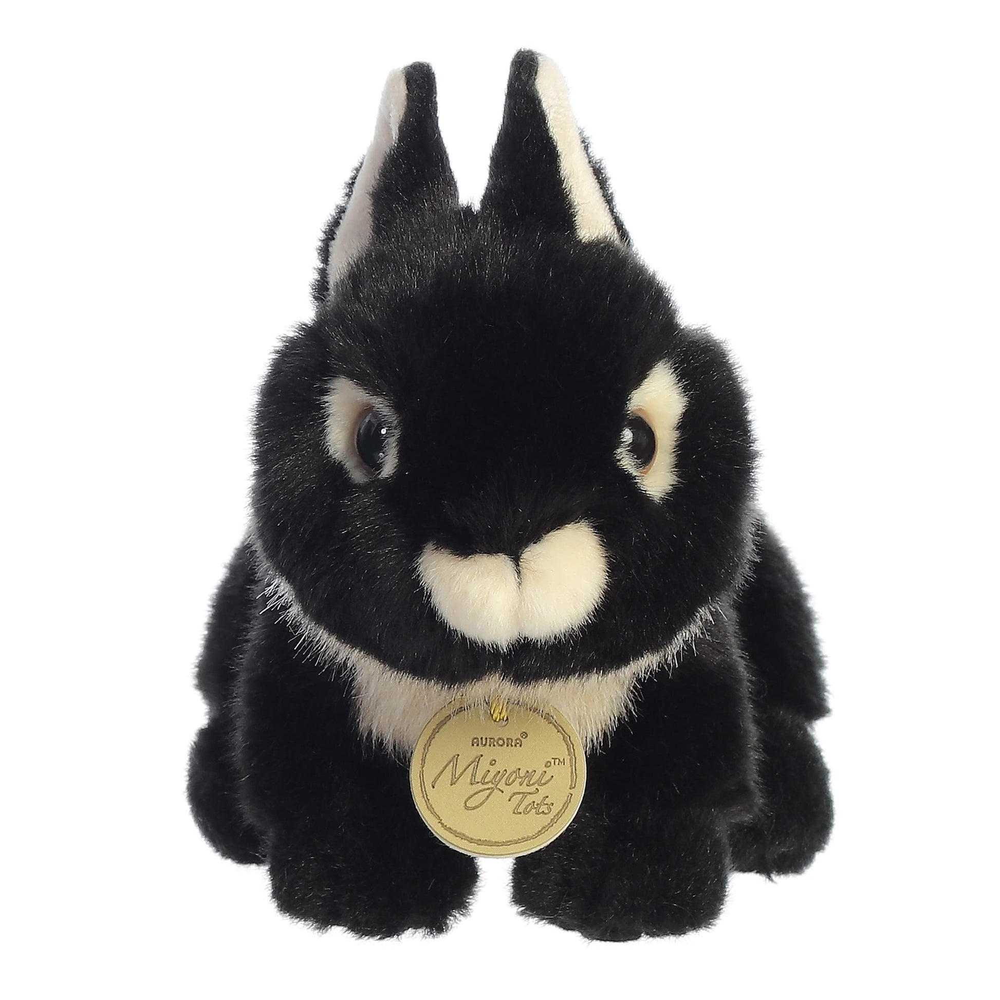 Aurora® Adorable Miyoni® Tots Netherland Dwarf Bunny Stuffed Animal - Lifelike Details Make a Cherished Companion - Perfect for Decorating Bedrooms or