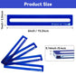 AzulHome 4Pcs Mahjong Line Finder, Mahjong Card Line Guide Bright Acrylic Mahjong Line Reader Tracker Ruler Marker Strips Mahjong Rules Helper Mah