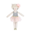 MON AMI Kacie The Kitty Ballerina Stuffed Doll - 9”, Soft Plush Animal Doll, Use as Toy or Room Decor, Great Gift for Kids of All Ages
