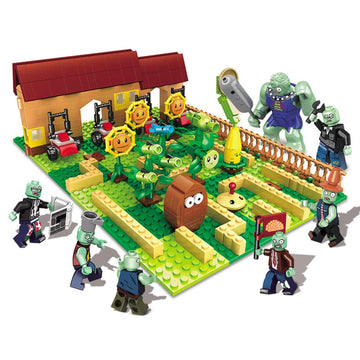 JHESAO Plants and Zombies PVZ Toys Assembly Action Figures PVZ Assemblable Toys Set 1 2 Series Great Gifts for Kids and Fans,Birthday and Christmas