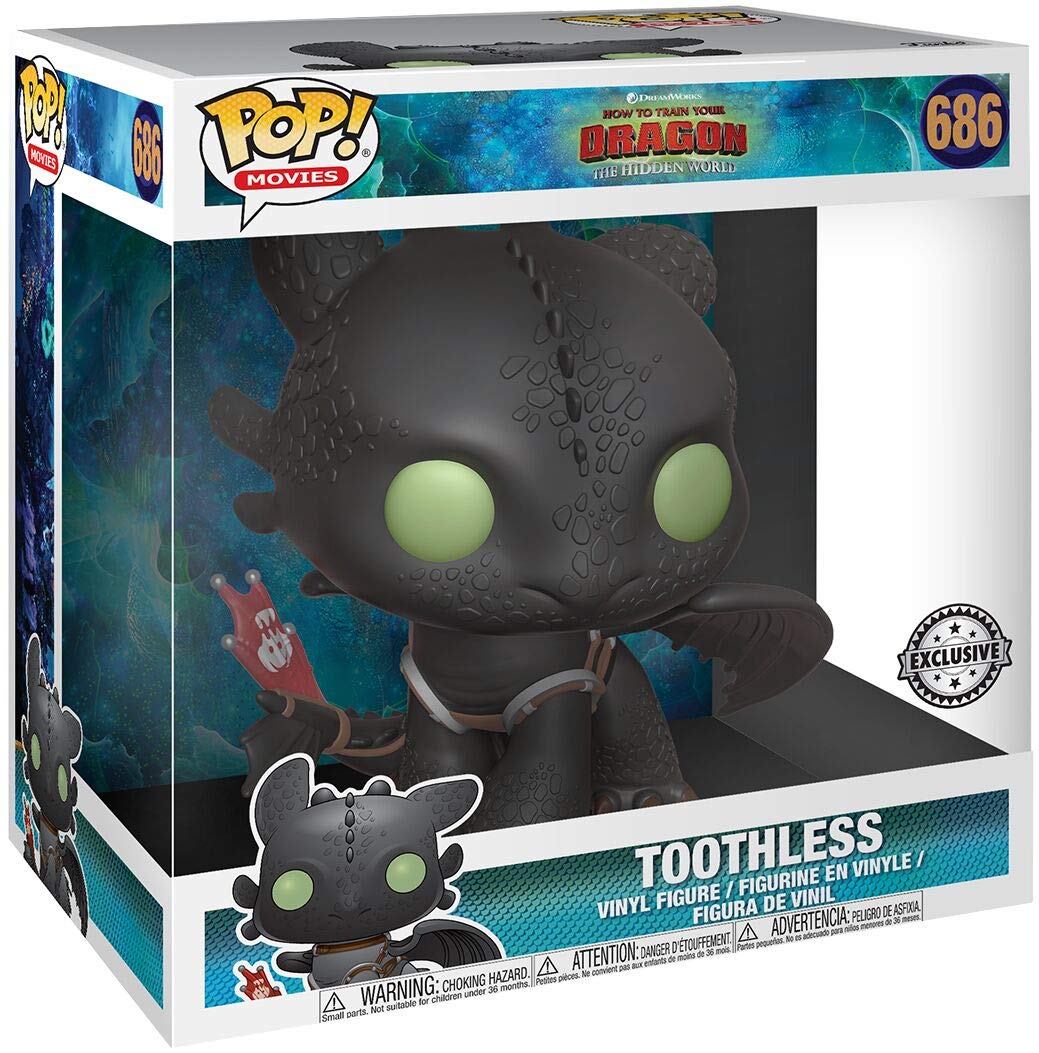 Funko POP Movies: How to Train Your Dragon 3 - Toothless 10 Inch
