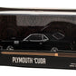 1971 Plymouth Barracuda Black John Wick: Chapter 4" (2023) Movie Hollywood Series 1/43 Diecast Model Car by Greenlight 86641
