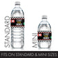 Race Car Birthday Water Bottle Labels, 20 Count