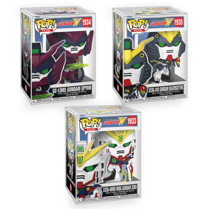 Funko Pop! Mobile Suit Gundam Wing - Set of 3 - Zero, Epyon & Deathscythe