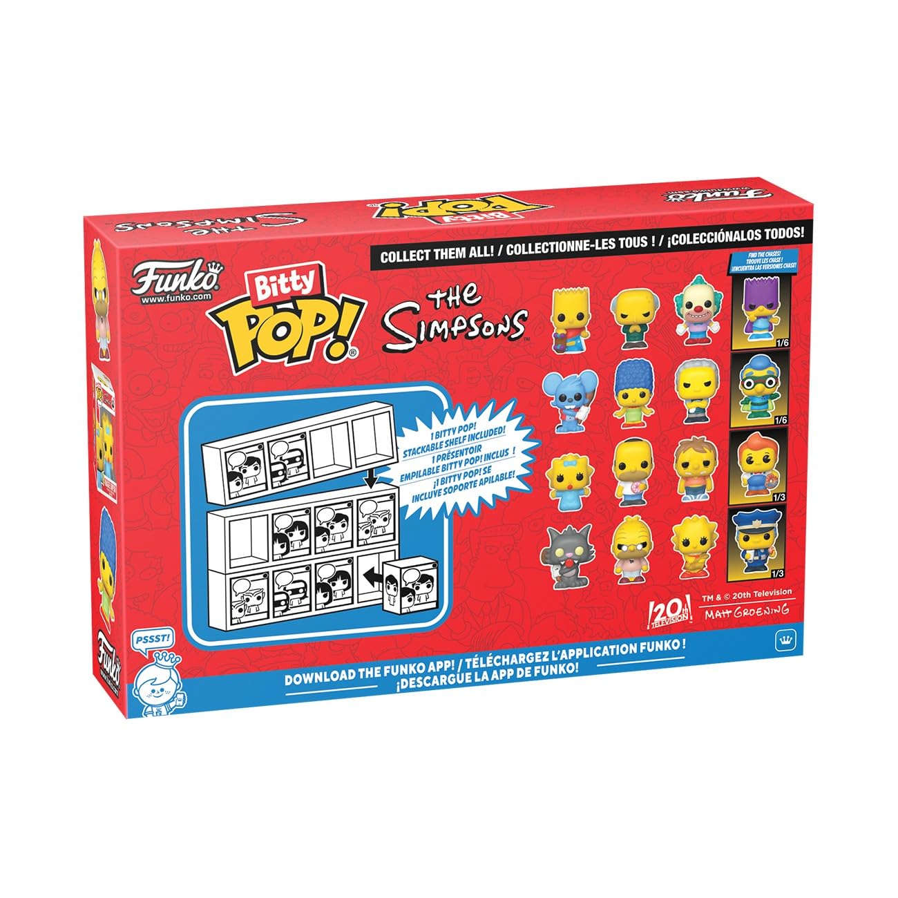 Funko Bitty POP! 4 Pack: The Simpsons - Scratchy, Grampa, Lisa