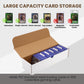 EBOAUSI Top Loader Box 4-Pack - 3200 Count Sports Card Storage Box with 20 Dividers & Labels for Trading Cards/TCG/MTG Card Box For Top Loads and