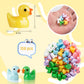 150 Pieces Mini Resin Duck Miniature Figures Micro Fairy Garden Landscape Aquarium Dollhouse Ornament Potted Plants Decoration DIY Slime Charms