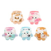BumBumz 4.5-inch MooBumz Plush 5-Pack - Palmer Peach Milk, Charlotte Cereal Milk, Oakley Oat Milk, Maximus Milk Milk, and Sylvia Sakura Milk - from
