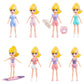 Polly Pocket Large Surf Fashion Pack Playset for Girls Ages 4 and Up