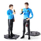 Paramount Star Trek Collectible Figures Set - The Original Series Bundle with 4 Action Figures: Kirk, Spock, McCoy, and Uhura Plus Stickers | 7" Star