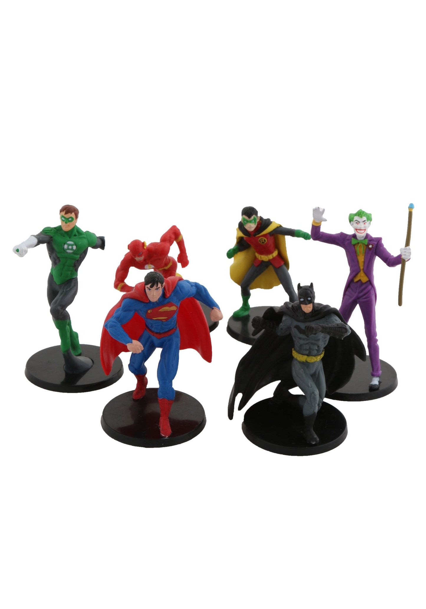 DC Super Heroes Team Figure Set (6-Pack), 2.75"