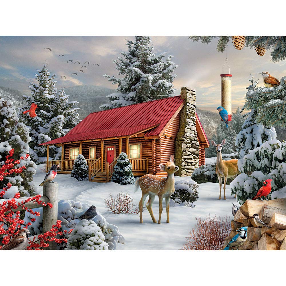 Bits and Pieces - 500 Piece Jigsaw Puzzle for Adults - New Friends - Jigsaw Puzzles by Artist Alan Giana, Completed Puzzle Size: 18" x 24"