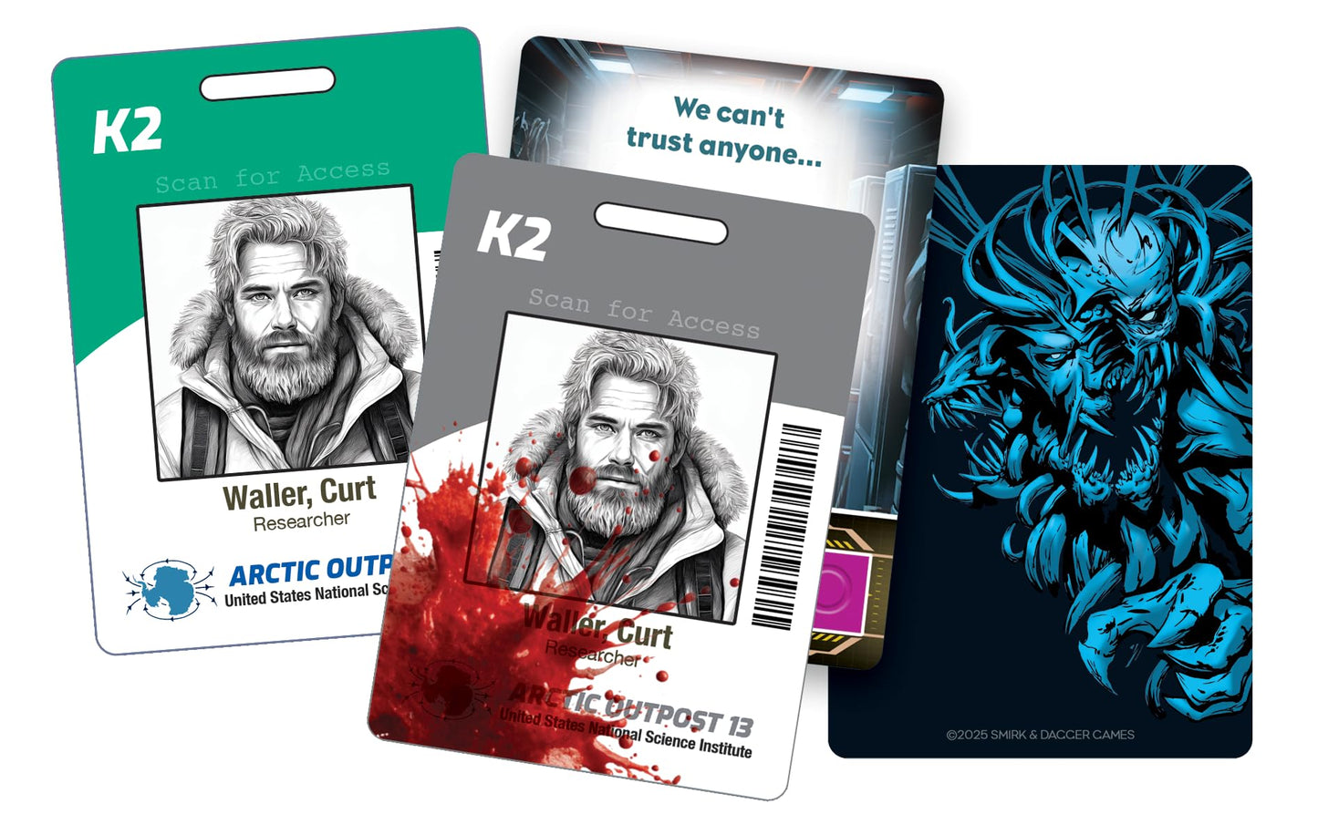 Smirk & Dagger, This Game is Killer Frozen Horror - for Ages 14 and Up, 4 to 10 Players