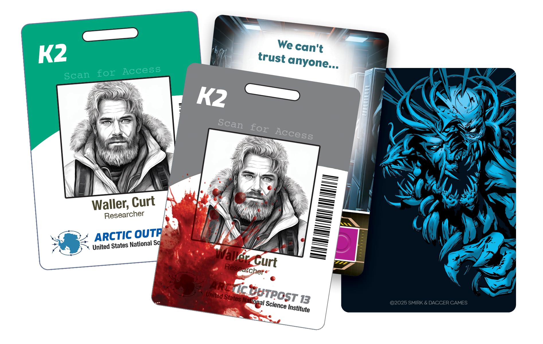 Smirk & Dagger, This Game is Killer Frozen Horror - for Ages 14 and Up, 4 to 10 Players