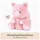 GUND Plumpkins Pig 8-Inch Premium Weighted Bottom Stuffed Animal Plush Toy