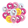 40pcs hello Pink Cats Birthday Party Balloons for Pink Cats Themed Birthday Party Decorations Supplies - 12 Inch
