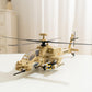 Apostrophe Games AH-64 Apache Helicopter Building Block Set - 259 Pieces - Air Force Plane, Ages 10+