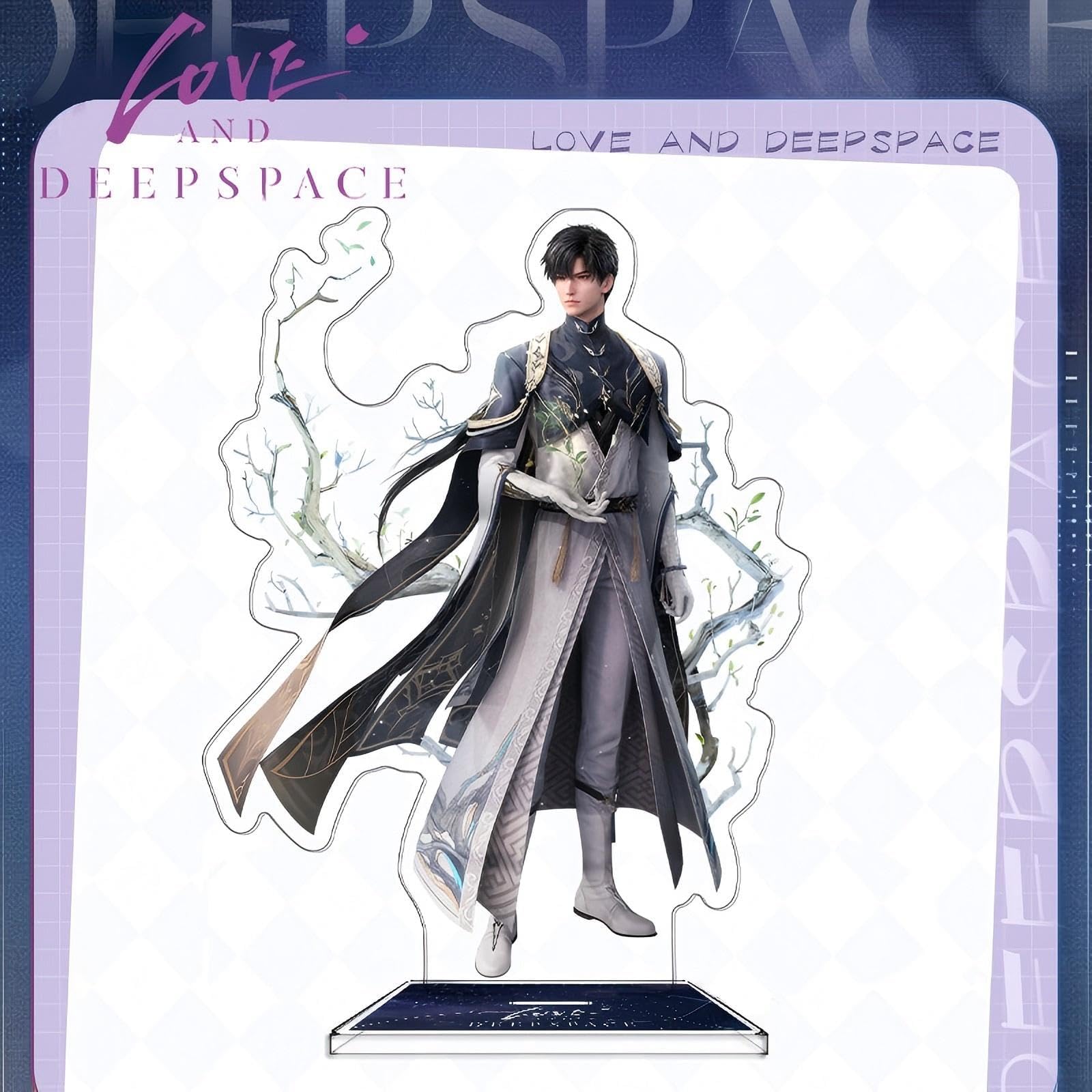 GOLEHS Love and Deepspace Acrylic Stand Figure - 6.4" Collectible Display - 5 Character Variants - Anime Desk Decor for Fans and Collectors