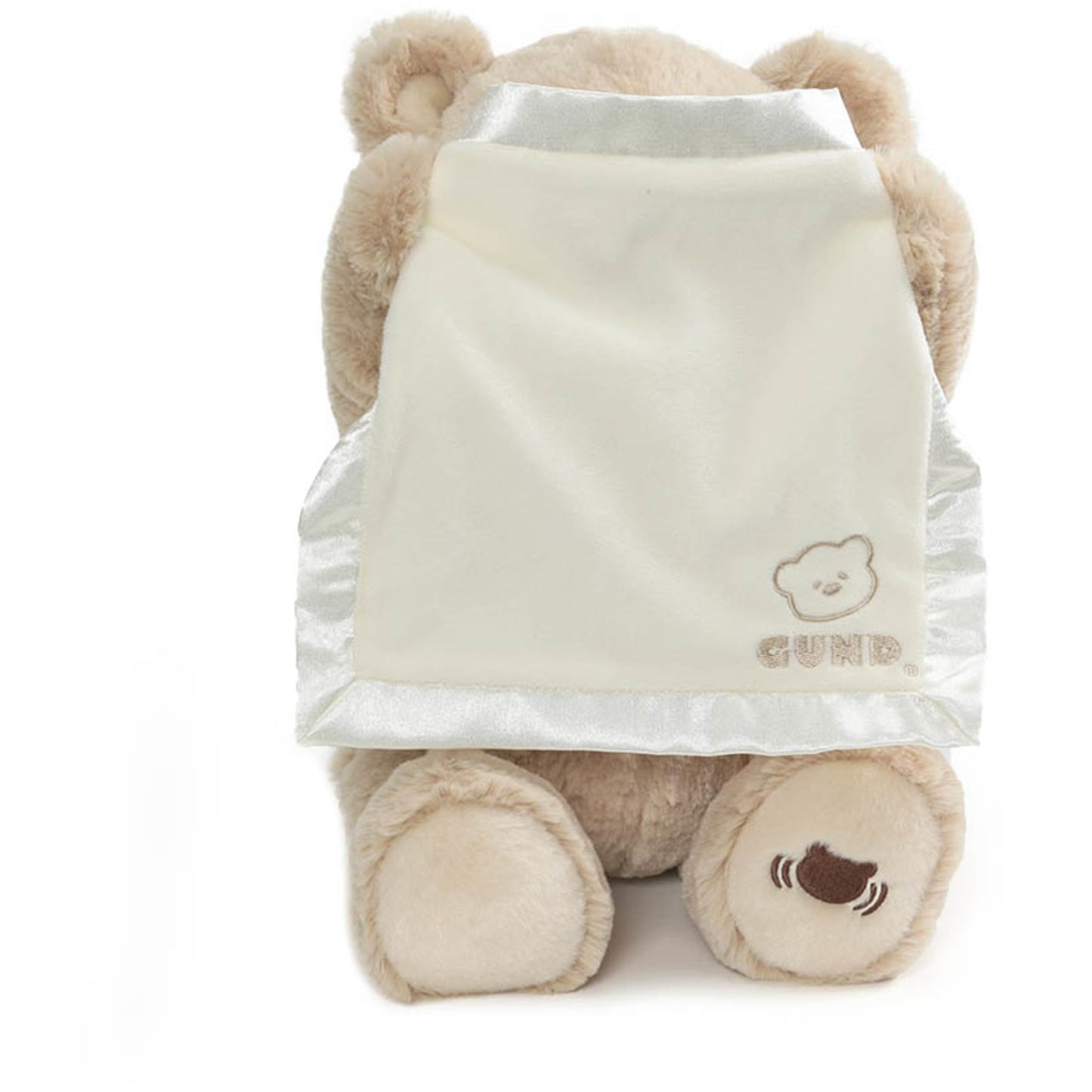 GUND Baby Peek-a-Boo Teddy Bear 11.5-Inch Interactive Musical Baby Plush