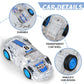 Qimicoocoo Race Cars Toys LED Light Up Kids Toys Pull Back Cars Set 3 4 5 6 7 8 Years Kids Birthday Party Gift