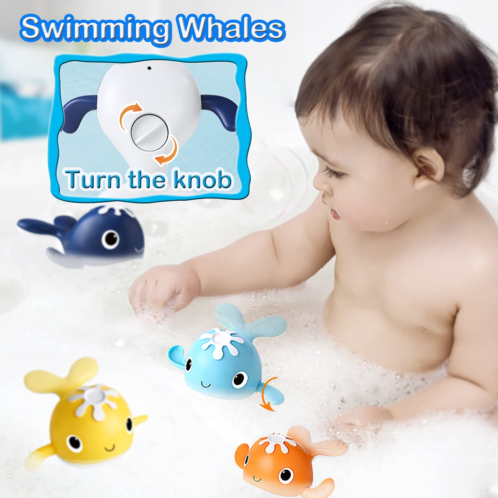 LOYUEGIYO Magnet Fishing Game Bath Baby Toy for 1-3 4-8 Year Old Toddler