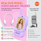 LEENK Video Walkie Talkies for Kids 2 Pack - Rechargeable Video Intercom Handheld, Indoor & Outdoor Range, Easy Use for Ages 3-12, Eco ABS, Clear