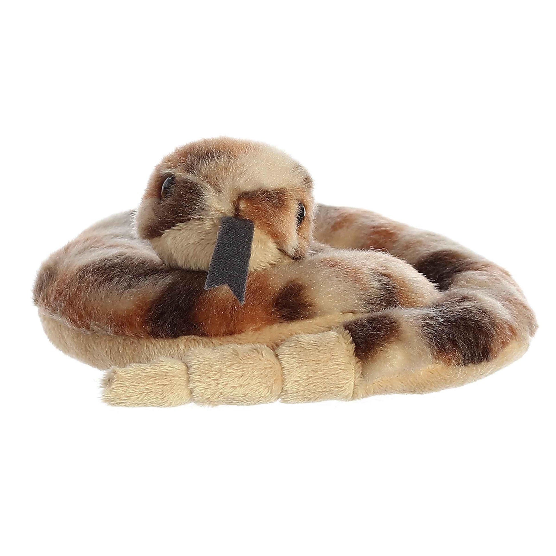 Aurora® Adorable Mini Flopsie™ Ruse Rattlesnake™ Stuffed Animal - Mini Companions Ready for Playful Adventures - for Kids All Ages, Toddlers, Adults