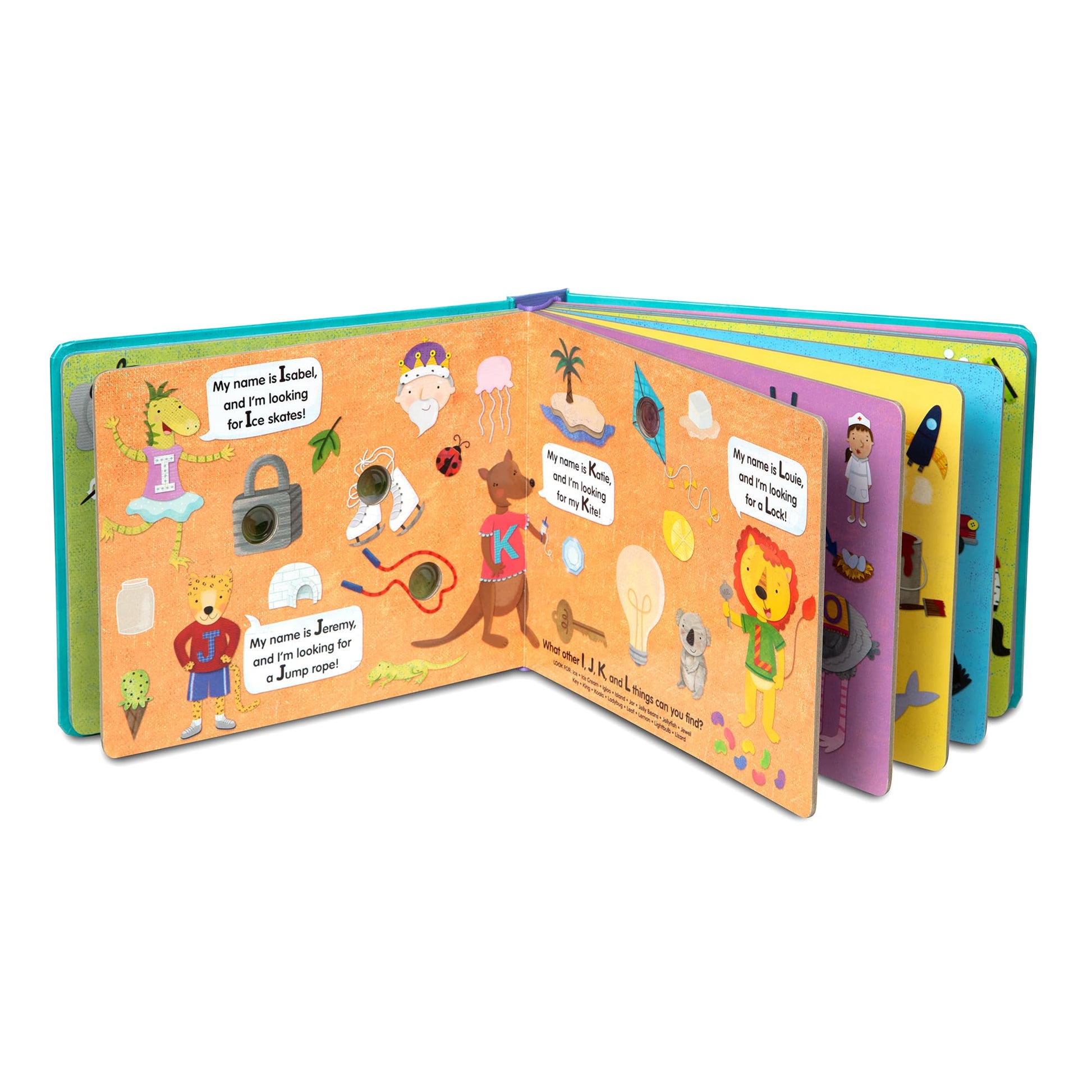 Melissa & Doug Poke-a-Dot! an Alphabet Eye Spy, Interactive Children's Board Book with Buttons to Pop, Educational Sensory Toy for Toddlers &
