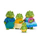 Li'l Woodzeez - Bogglesby Alligator Family - Set of 4 Collectible Posable Alligator Figures with Storybook for Imaginative Pretend Play - Doll Figures