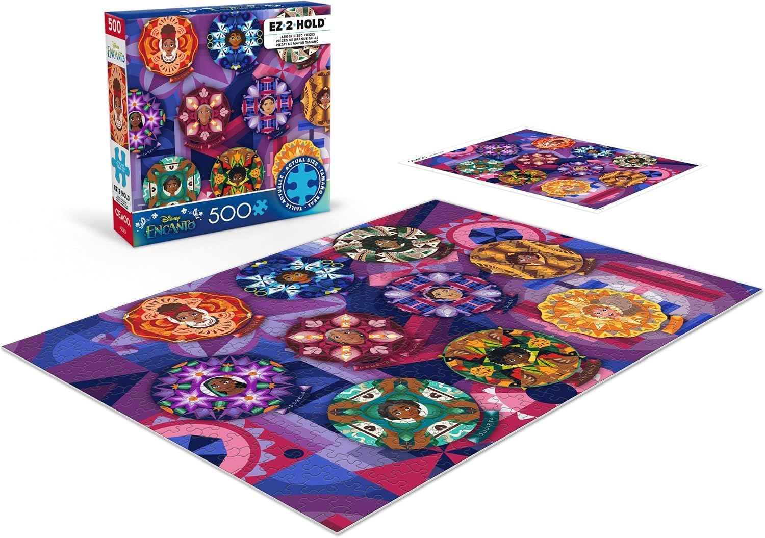 Ceaco - Disney Encanto Mandala Familia - 300 Large Piece Puzzle for Adults