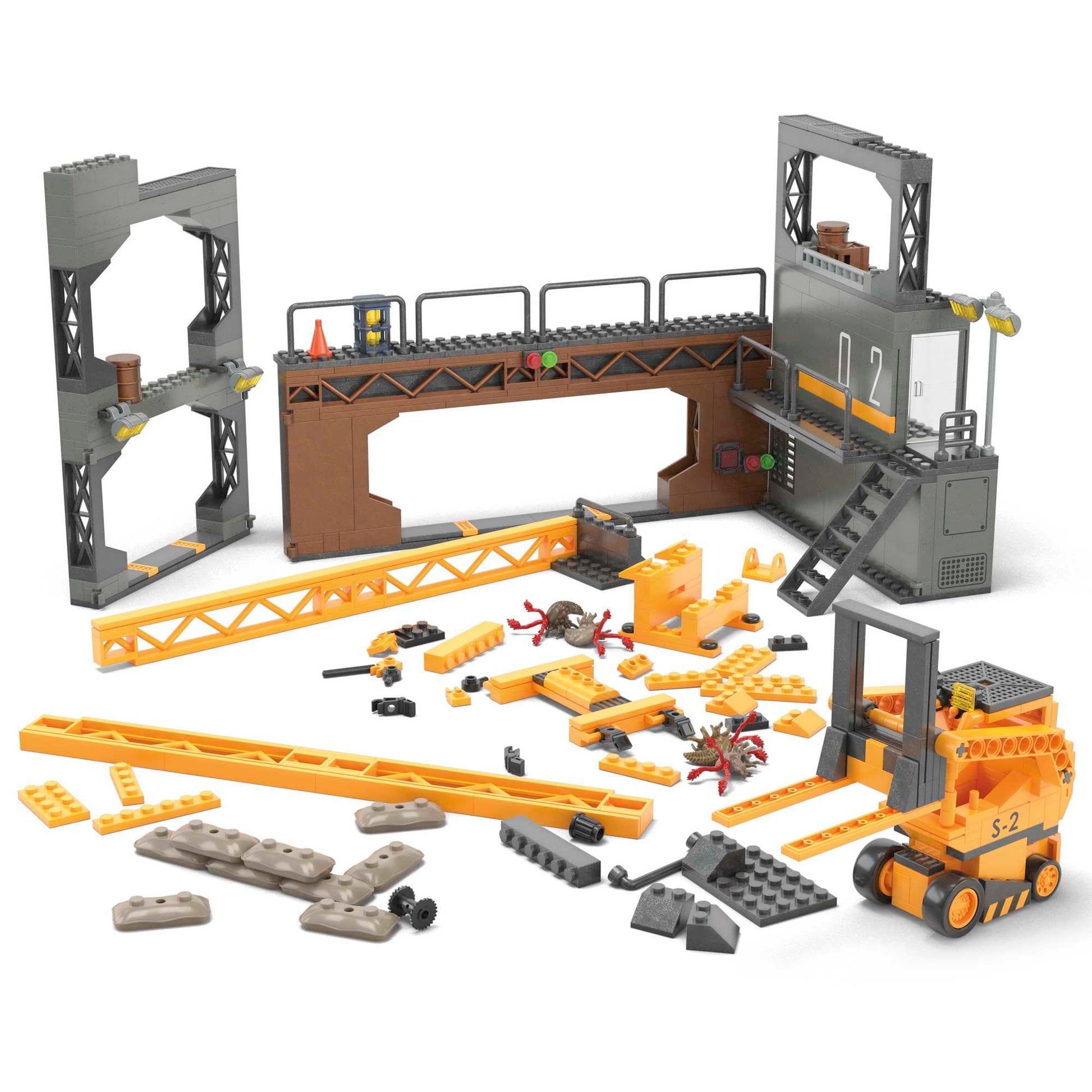 MEGA Halo Infinite Toys Building Set for Kids, Floodgate Firefight with 634 Pieces, 4 Poseable Micro Action Figures and Accessories, Gift Ideas