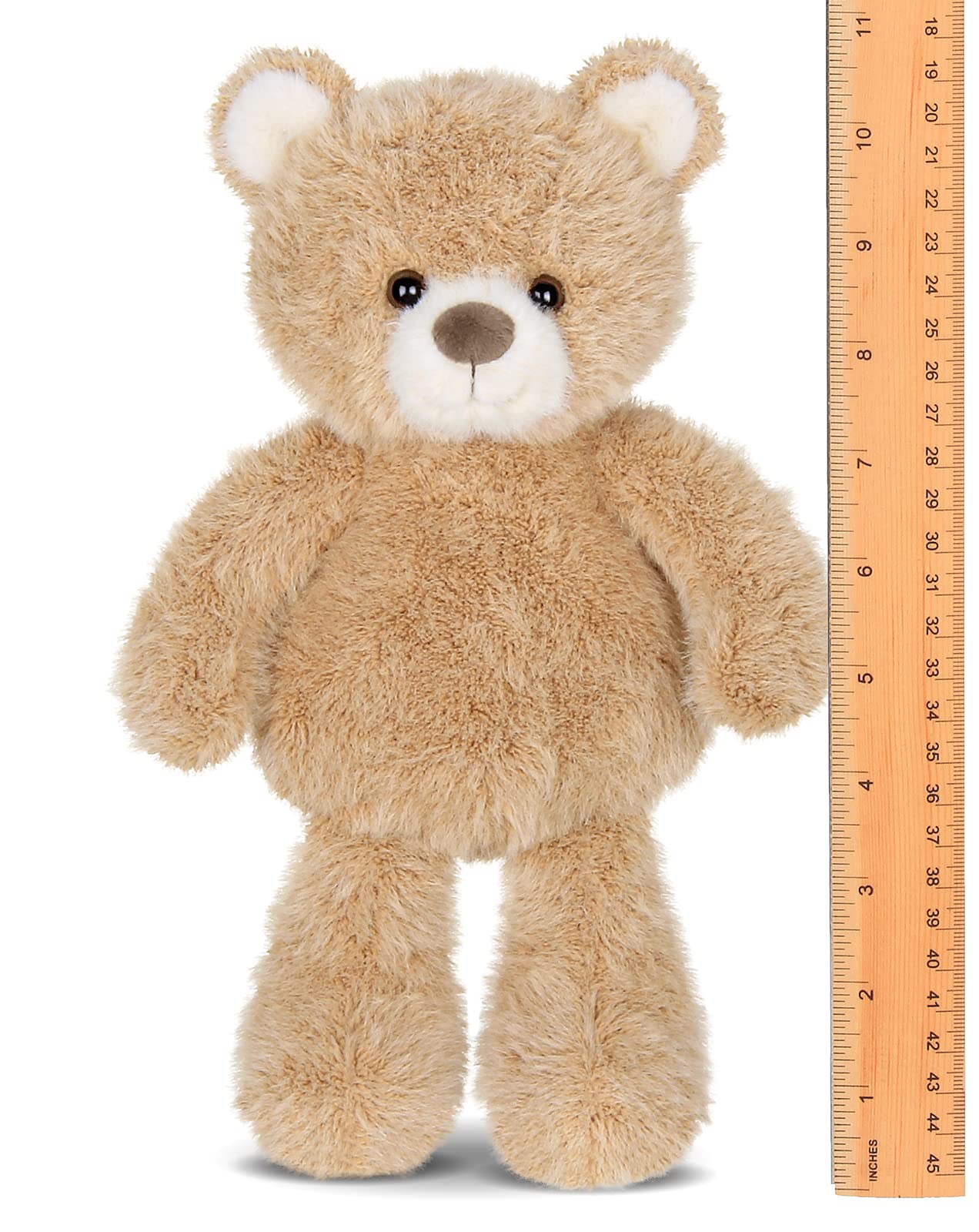 Bearington Buster Teddy Bear Stuffed Animal - 11" Soft and Cuddly Brown Bear Plush Toy with Weighted Bottom - Adorable Stuffed Animal Teddy Bears Gift