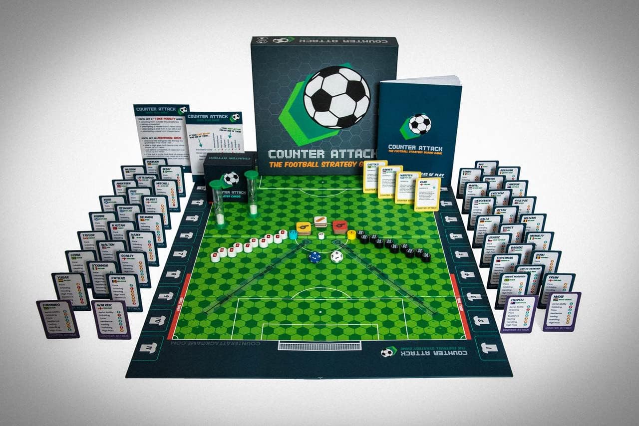 Giga Mech Games Counter Attack - A Matchday Simulation Game That Captures The Thrills of Football for 1-2 Players!