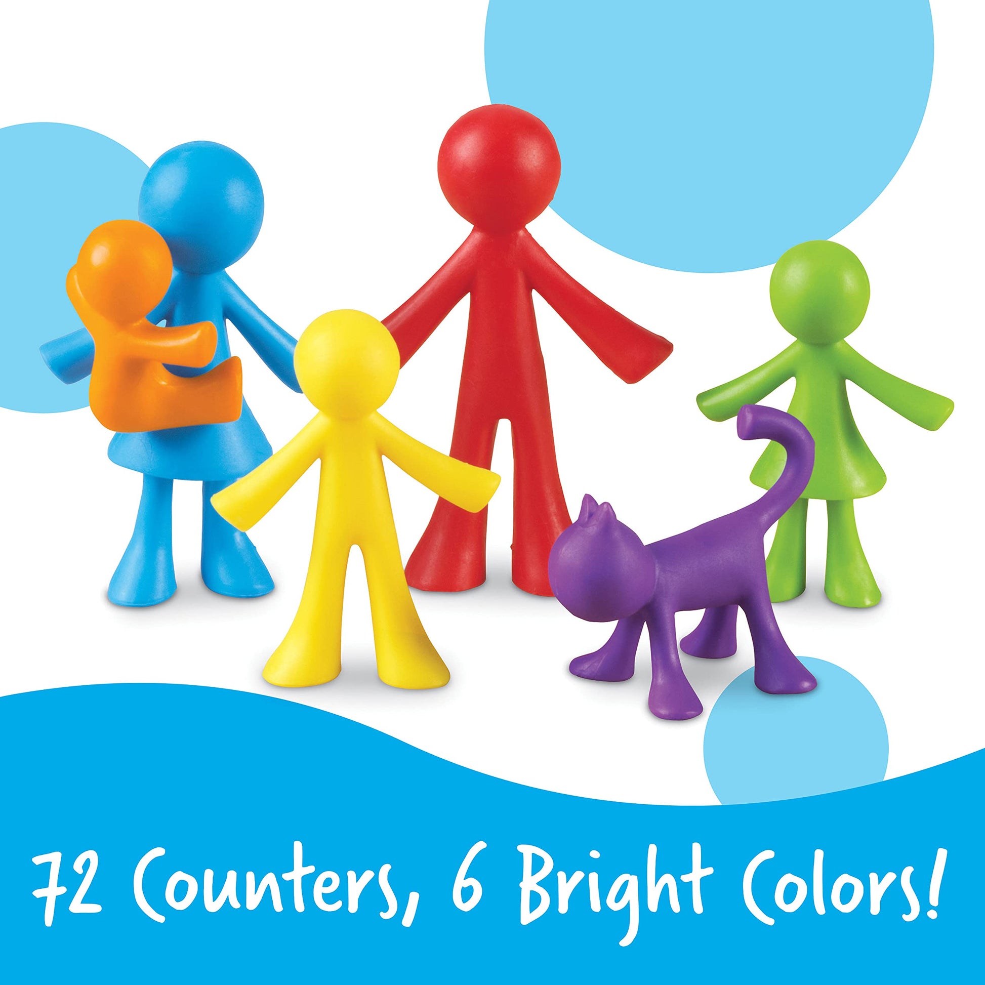 Learning Resources All About Me Family Counters - Toddler Sensory Toys, Preschool Activities, Classroom Must Haves, Math Manipulatives, Social