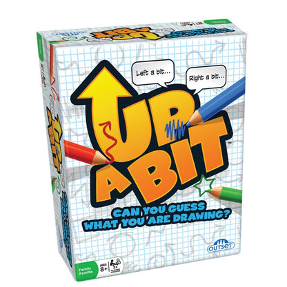 Outset Media Up a Bit Drawing Card Game - Describe an Object to Draw and Guess - Family Guessing Game Ages 8+ - Contains 100 Objects Cards, 250 Double