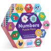 Eeboo Numbers Hexagon Pairs Puzzle, 1 EA