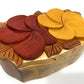 Floral Harmony, the Handcrafted Intarsia Hand Carved Wood Trinket/Jewelry Box
