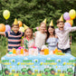 Pymurod Tractor Birthday Decorations 3pcs Tractor Party Tablecloths Tractor Birthday Table Cover for Boys Birthday Baby Shower Party Favors Supplies