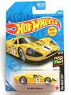 DieCast Hotwheels '67 Ford GT 40 Mk IV - HW Race Day 8/10 [Yellow] 106/250
